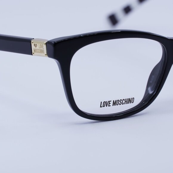 🕶️ New Moschino MOL515 0807 00 Eyeglasses - Black Frame 52mm - Picture 5 of 10